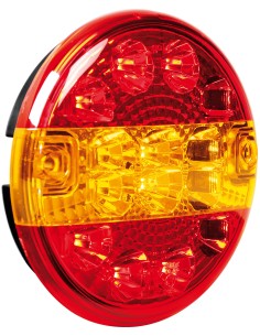 Fanale rotondo posteriore Led 3 funzioni, 12/24V