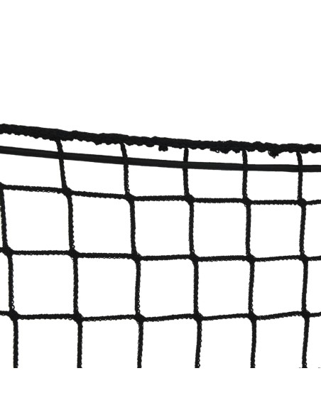 Rete per Rimorchio con Corda Elastica Nero 2,1x1,25 m in PP