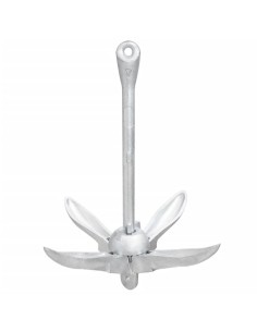 Ancora Pieghevole Argento 1,5 kg in Ferro Malleabile 2