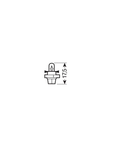 12V Original Line - 1,5W - BX8,4d - 1 pz  - Sfuso - Beige