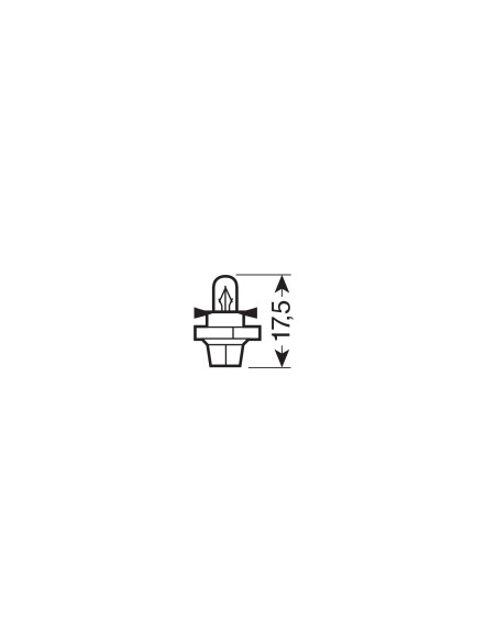 12V Original Line - 1,5W - BX8,4d - 1 pz  - Sfuso - Beige