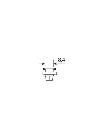 12V Original Line - 1,5W - BX8,4d - 1 pz  - Sfuso - Beige