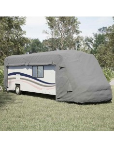 Telo per Camper Grigio 970x235x275 cm in Tessuto Non Tessuto
