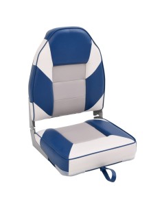 Set Sedile da Barca Pieghevole 2pz con Schienale Alto 2