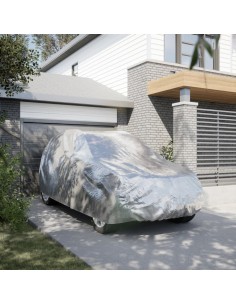 Copriauto per Fuoristrada Cinghie con Fibbia Argento Pieno XL