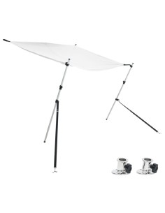 Set Estensione Tendalino a T Bianco 170x170x(113-182,5) cm 2