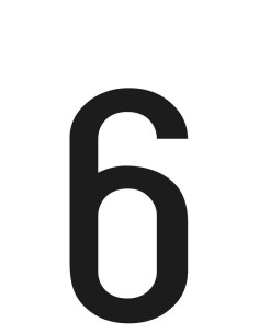 Spell-It, caratteri alfanumerici adesivi 60x30 mm - 6