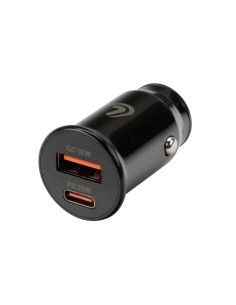 Linea Essentials, caricabatteria 2 porte Usb (A+C) - PD 20W - 12/24V