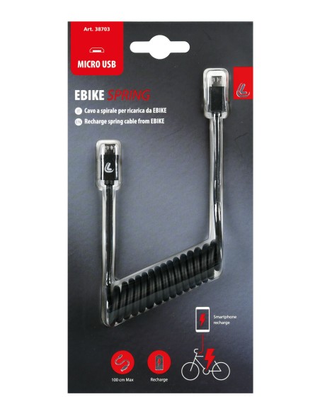 Cavo a spirale per Ebike, Micro Usb   Micro Usb