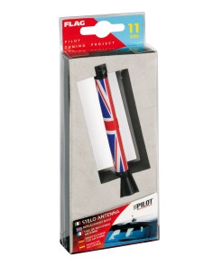 Flag, stelo antenna - 11 cm - UK 2
