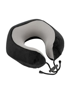 Neck-Luxe, cuscino per collo ergonomico da viaggio - Nero