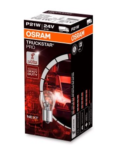24V Truckstar Pro - P21W - 21W - BA15s - 1 pz  - Sfuso 2