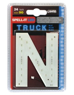 Spell-It Led, 90 mm, 24V - Blu - N