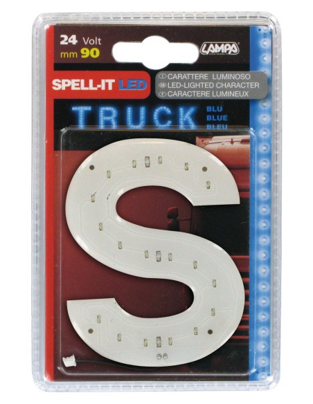 Spell-It Led, 90 mm, 24V - Blu - S