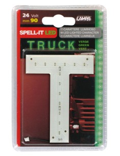 Spell-It Led, 90 mm, 24V - Verde - T