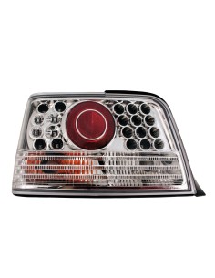 Coppia fanali posteriori LED - compatibile per  Bmw E36 (9/90-3/98) - Cromo