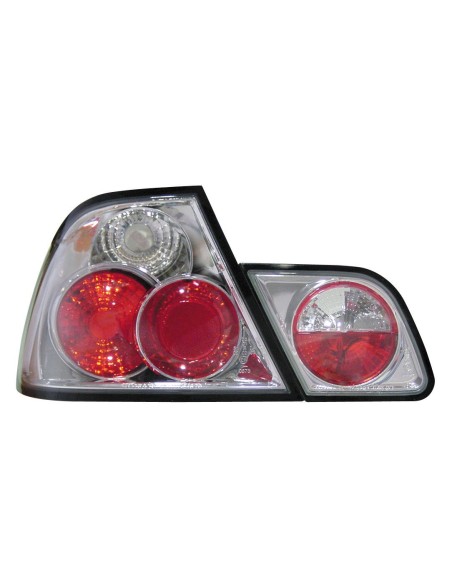 Coppia fanali posteriori - compatibile per  Bmw E46 (1999-2002) - Cromo