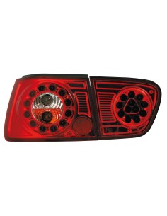 Coppia fanali posteriori LED - compatibile per  Seat Ibiza (8/99-2/02) - Rosso