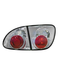 Coppia fanali posteriori - compatibile per  Seat Leon (11/99 9/05) - Cromo