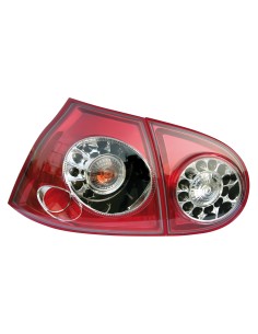 Coppia fanali posteriori LED - compatibile per  VW Golf V (10/03 ) - Rosso