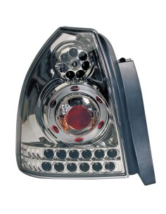 Coppia fanali posteriori LED - compatibile per  Honda Civic (11/95-2/01) - Cromo