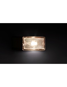 Luce ingombro con catarifrangente e staffa - 1 Led - 12/24V - Bianco 2