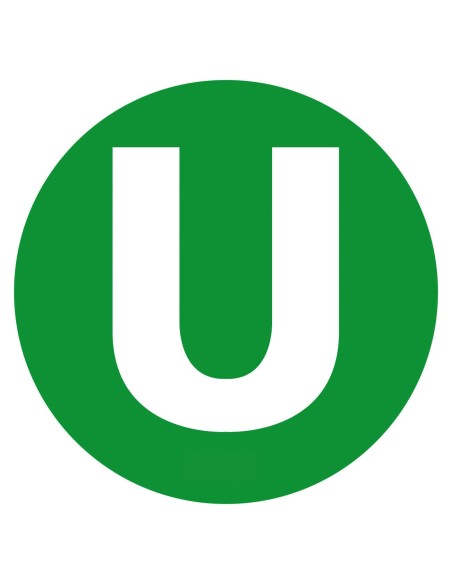 Contrassegno adesivo - U - Veicolo ecologico