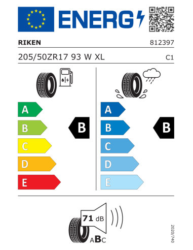 Riken Summer 3 - 205/50 ZR17 93W XL
