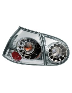 Coppia fanali posteriori LED - compatibile per  VW Golf V (10/03 ) - Cromo
