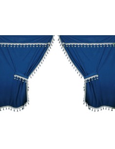Premiere, set tende in microfibra per camion - Blu