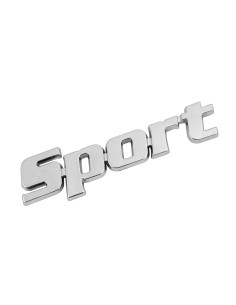 Emblema 3D cromato - Sport