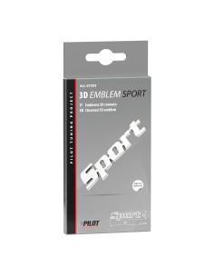 Emblema 3D cromato - Sport 2