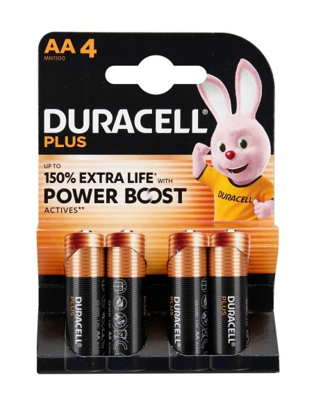 Duracell Plus Power Boost, Stilo "AA", 4 pz