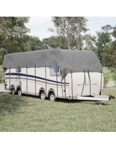 Telo per Roulotte Grigio 900x300 cm in Tessuto Non Tessuto