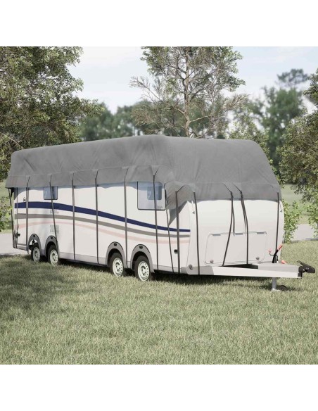 Telo per Roulotte Grigio 900x300 cm in Tessuto Non Tessuto