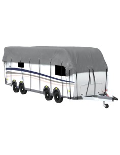 Telo per Roulotte Grigio 900x300 cm in Tessuto Non Tessuto 2