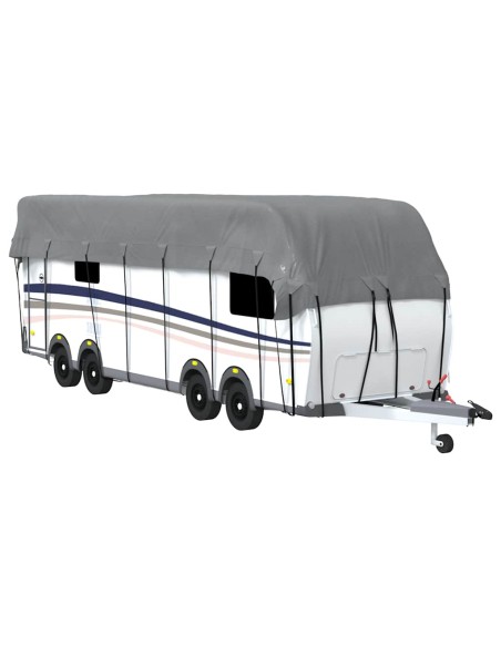 Telo per Roulotte Grigio 900x300 cm in Tessuto Non Tessuto