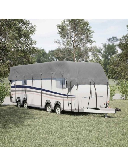 Telo per Roulotte Grigio 900x300 cm in Tessuto Non Tessuto