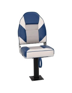 Set Sedile da Barca Pieghevole 2pz con Schienale Alto 2