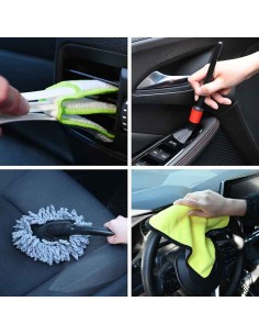 Set di Pennelli per Auto Multicolore polyrattan