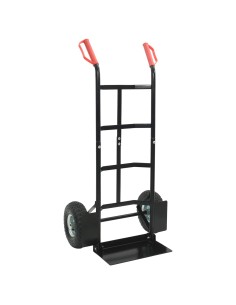 Carrello Manuale Nero e Rosso 57 x 46 x 113 cm Acciaio 2