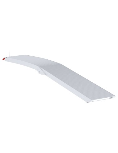 Ramp di Carico 2 pcs Argento 205 x 28 x 5 cm Alluminio