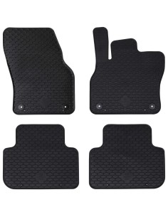 Tappetino per Auto 4 pcs Nero adatto per Audi Q3 TPE