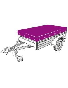 Rete per Rimorchi in HDPE 3x5 m Nera 2