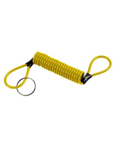 Reminder, cavetto di sicurezza a spirale - Giallo