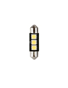 24/28V Led Series - 3 SMD x 3 chips - (C5W) - 10x36 mm - SV8,5-8 - 20 pz  - Scatola - Bianco - Doppia polarità