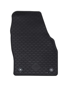 Tappetino per Auto 4 pcs Nero Gomma 2