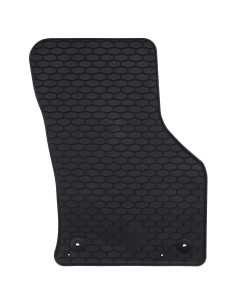 Tappetino per Auto 4 pcs Nero Gomma 2