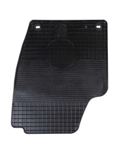 Tappetino per Auto 4 pcs Nero Gomma 2