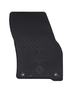 Tappetino per Auto 4 pcs Nero Gomma 2